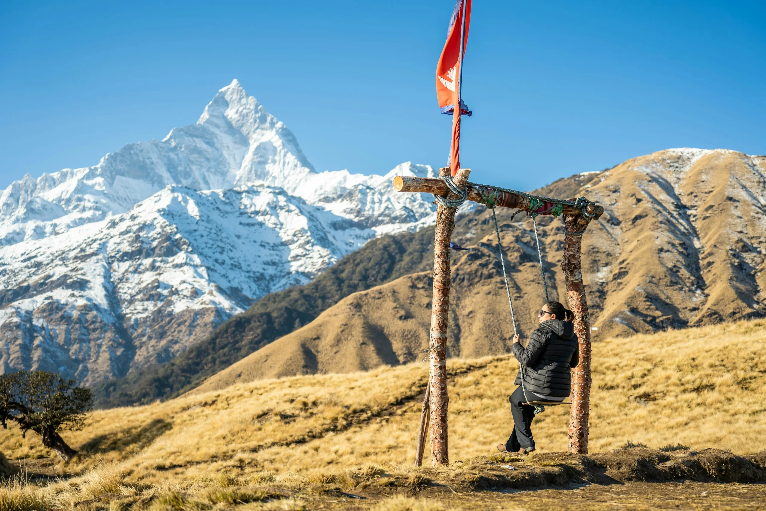 Beautiful Machhapuchhe Himal view on the way to Mardi Himal Base Camp image 2-1